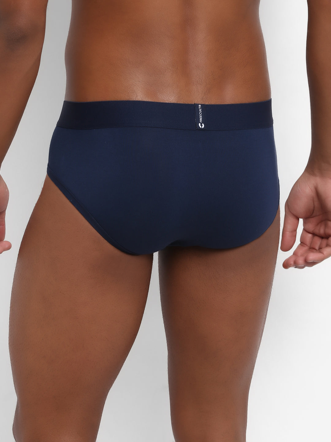 Men's Micro Modal & Elastane Brief in Solid Waistband (Pack of 1) - freecultr.com