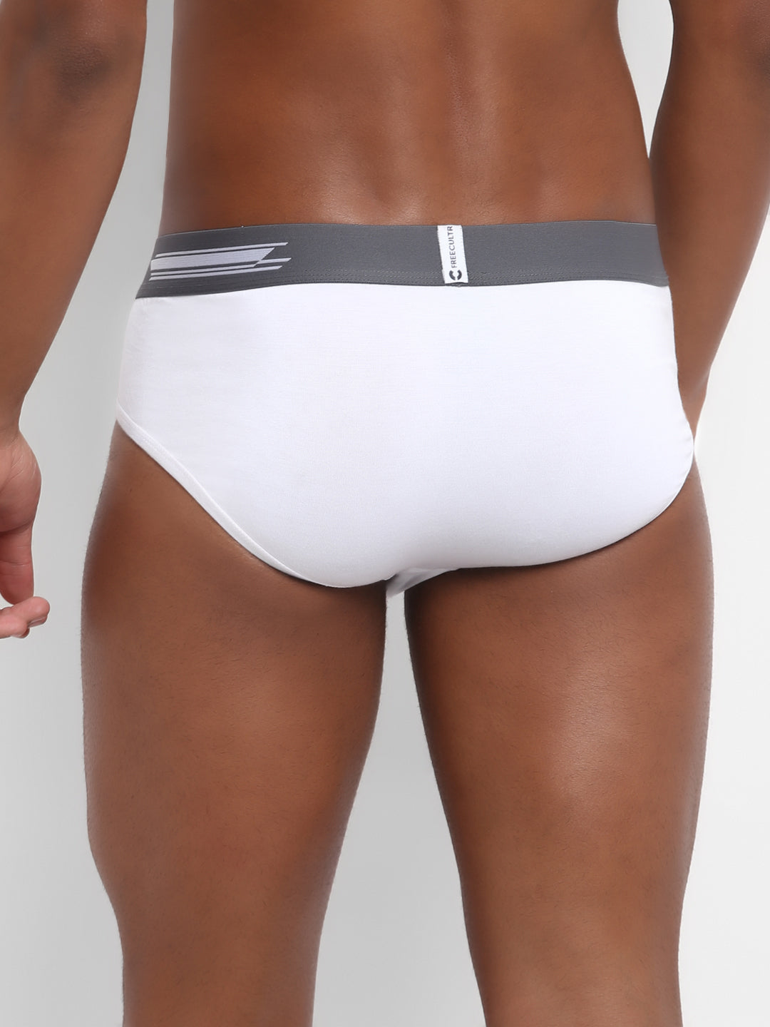 Men's Micro Modal & Elastane Brief in Contrast Waistband (Pack of 3) - freecultr.com