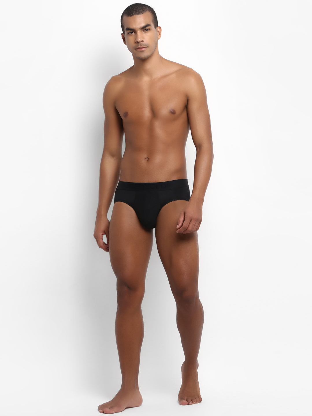 Men's Micro Modal & Elastane Brief in Solid Waistband (Pack of 2) - freecultr.com