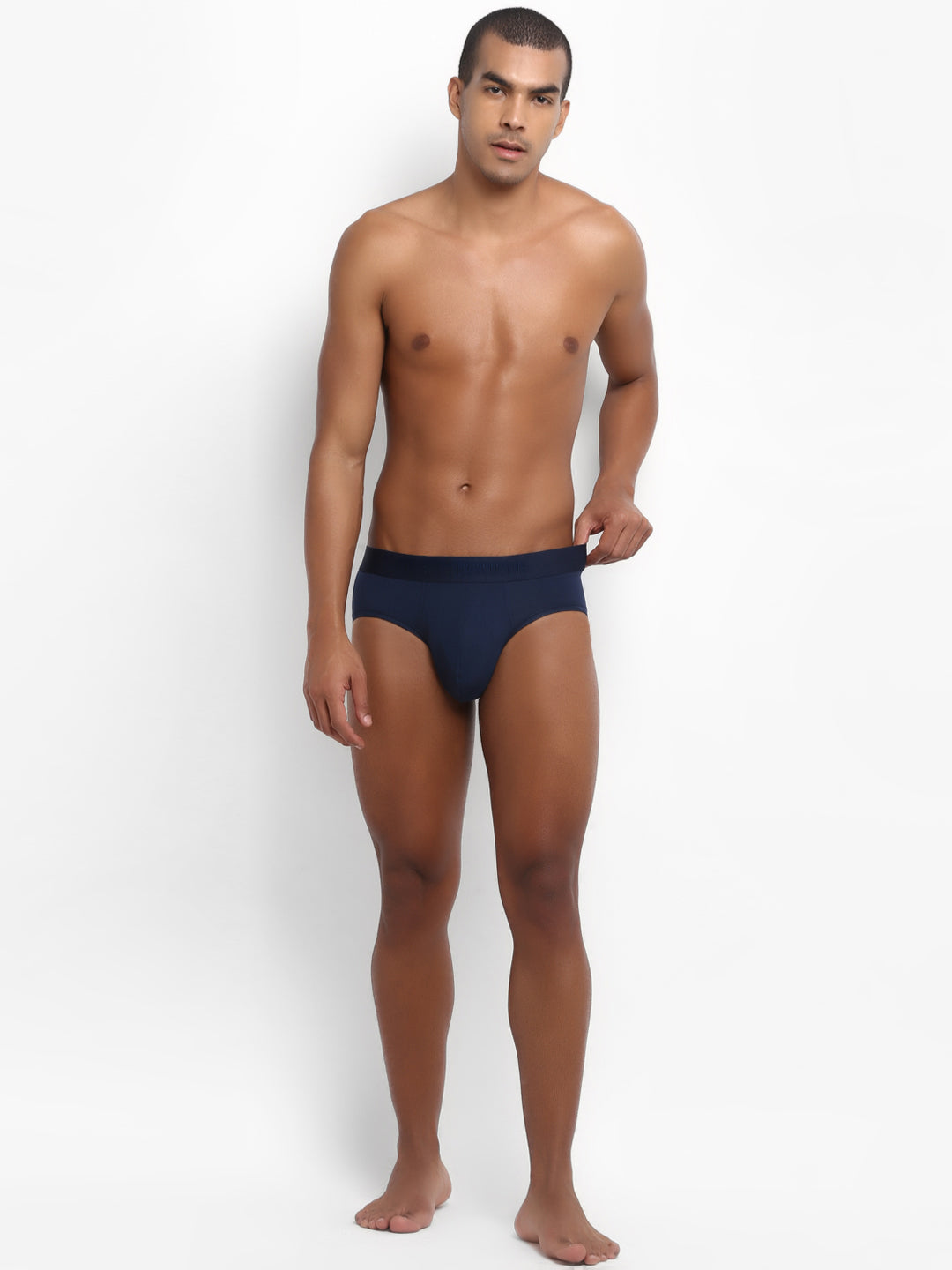 Men's Micro Modal & Elastane Brief in Solid Waistband (Pack of 1) - freecultr.com