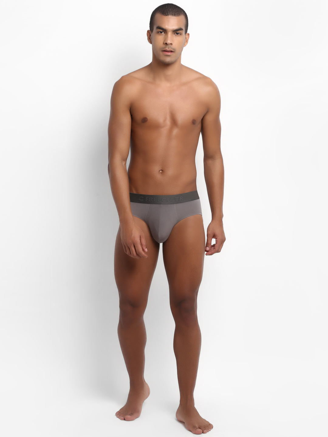 Men's Micro Modal & Elastane Brief in Solid Waistband (Pack of 1) - freecultr.com