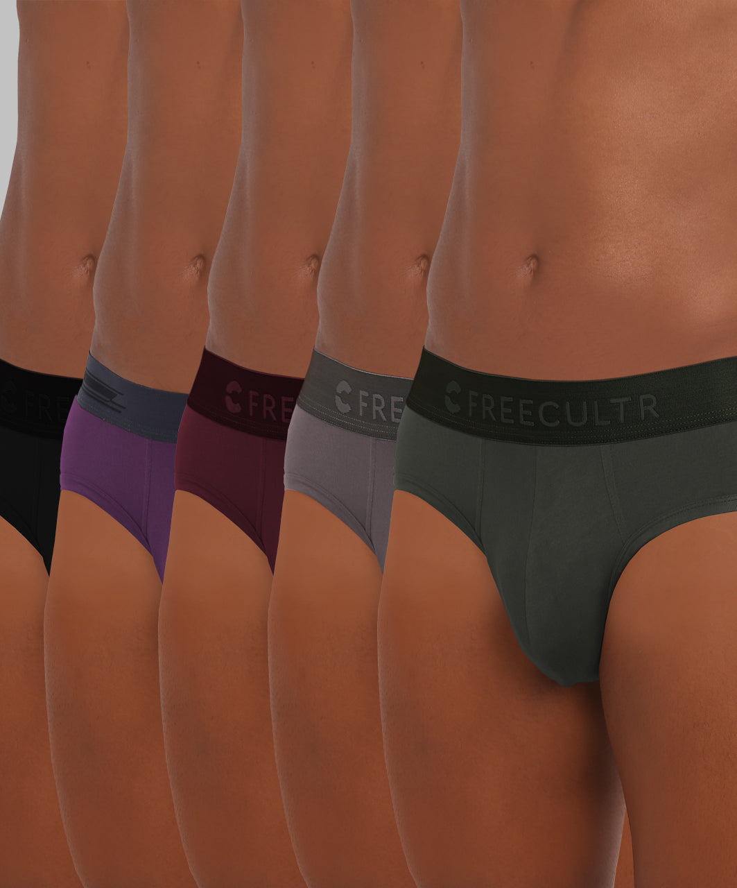 Weekday Special - Men's Micro Modal & Elastane Brief (Pack of 5) - freecultr.com