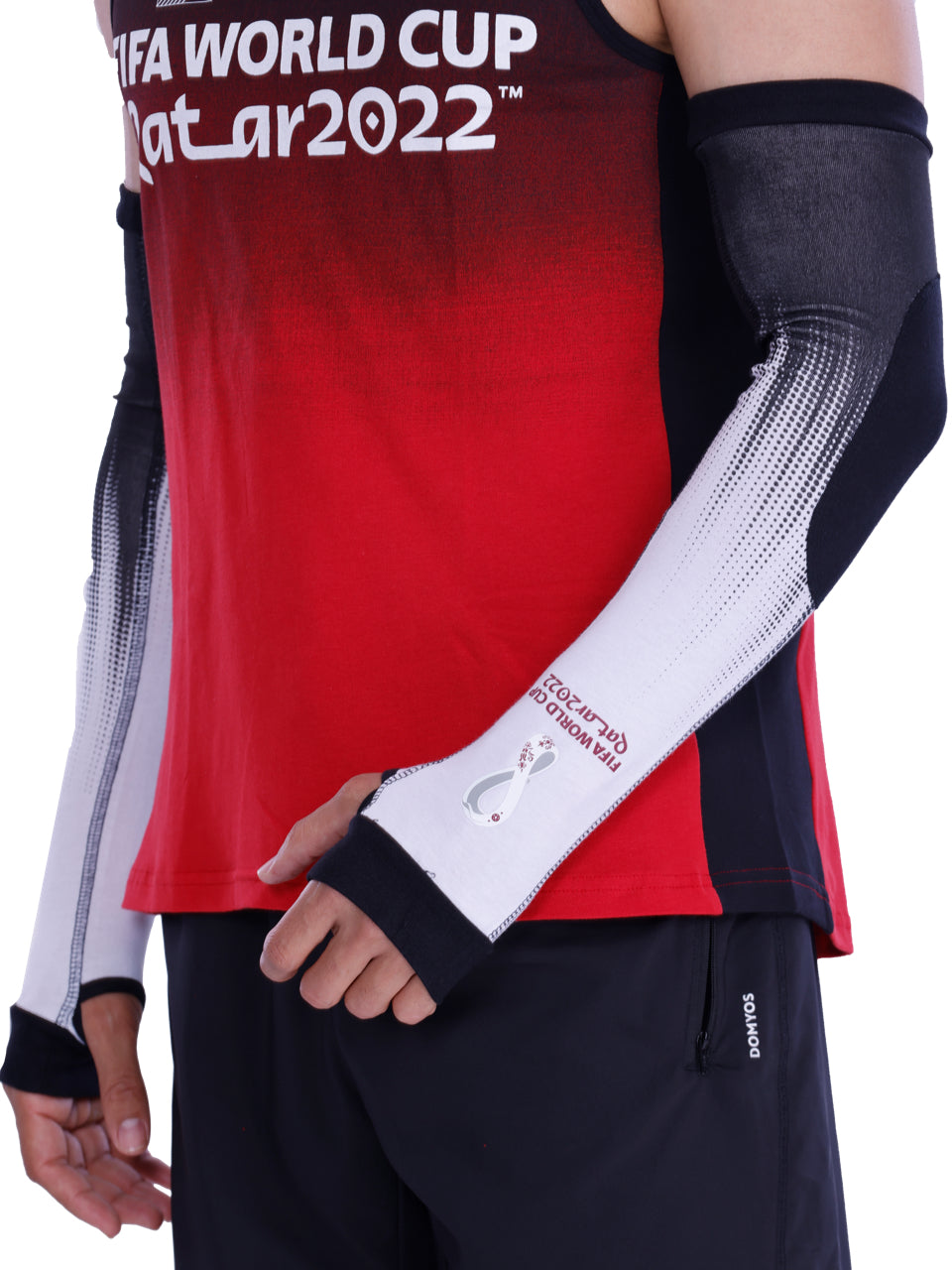 Black & White Printed Bamboo & Cotton Arm Sleeves