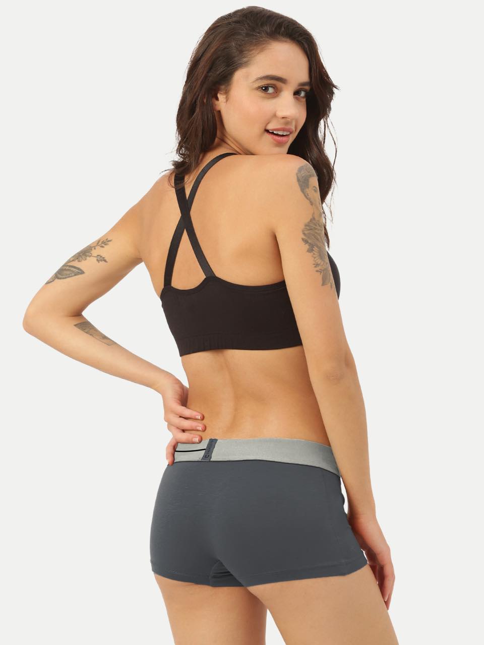 Women's Micro Modal Boy Shorts with Cult Waistband (Pack of 1)