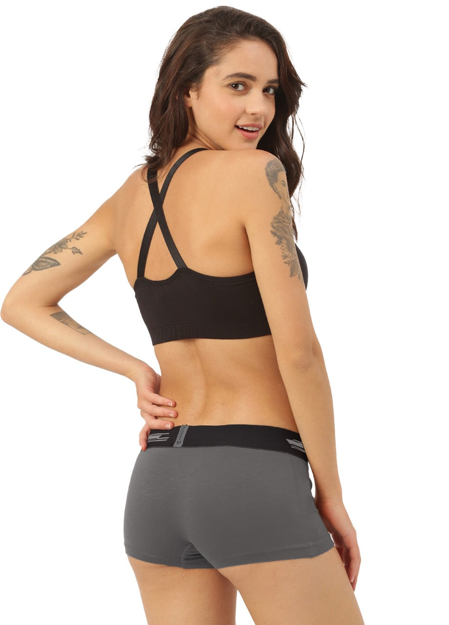 Women's Micro Modal Boy Shorts (Pack of 4)