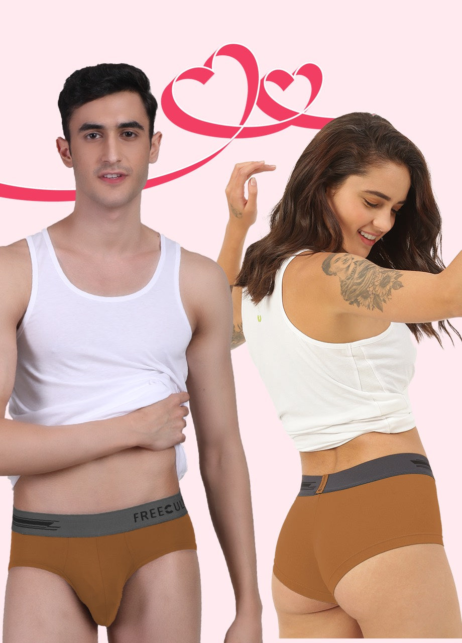 Men's Brief & Women's Boxer Brief(Assorted colors)