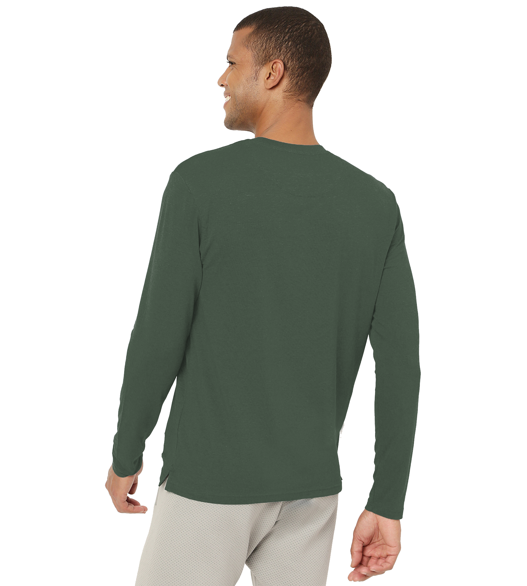 Black Forest Green Henley 2.0 - Full Sleeves (Pack Of 1)