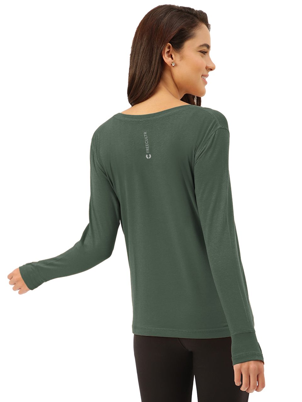 Black Forest Green Women's Full Sleeves Skins (Pack Of 1)