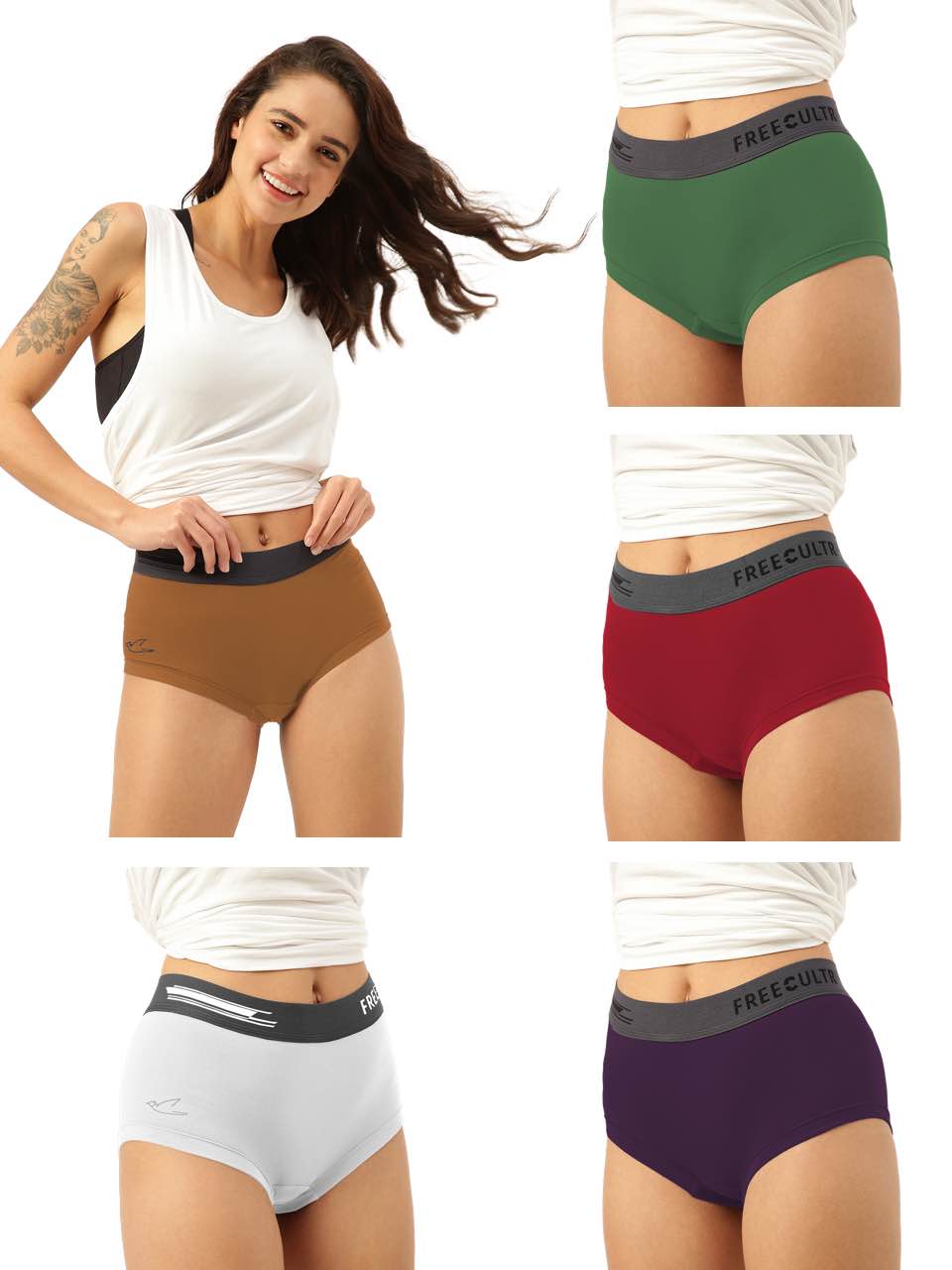 Women's Micro Modal Boxer Brief (Pack of 5)