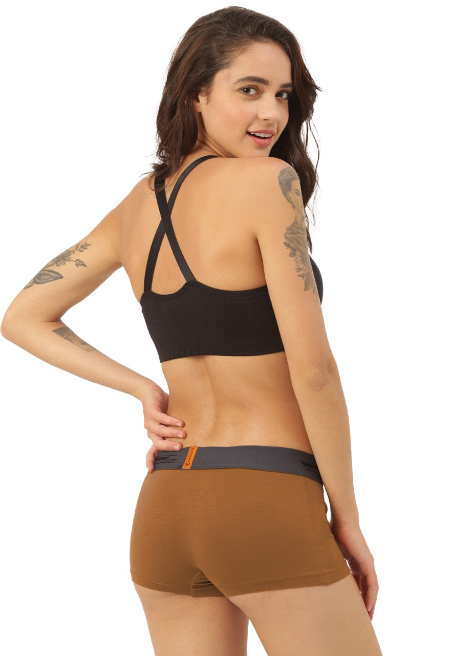 Women's Micro Modal Boy Shorts (Pack of 4)
