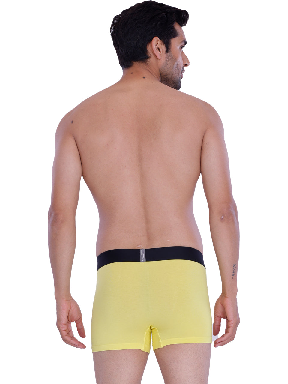 Yellow & Green Brazil Print Micro-Modal Trunks