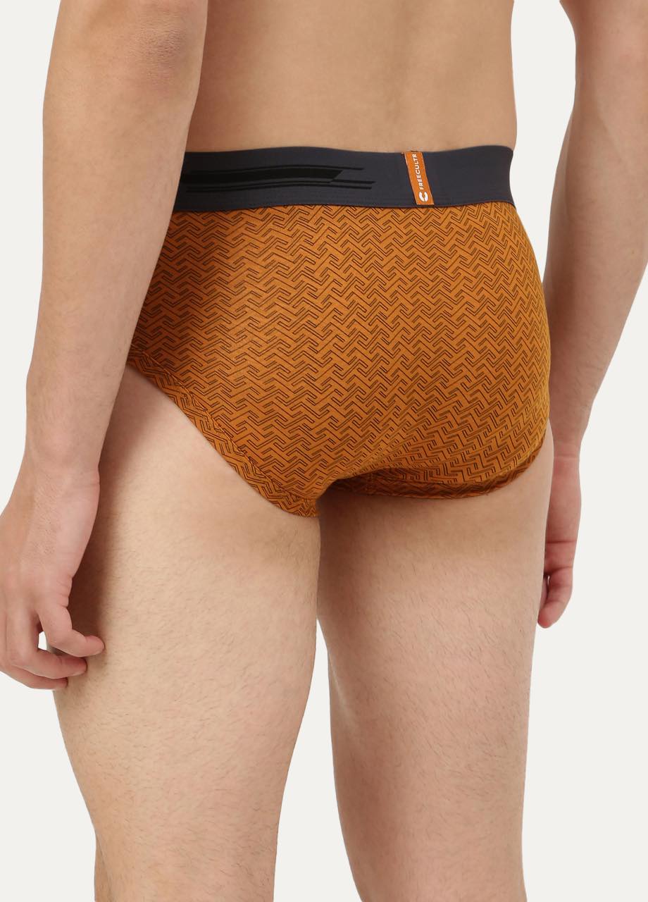 Men's Anti-Bacterial Printed Micro Modal Brief (Pack of 1)