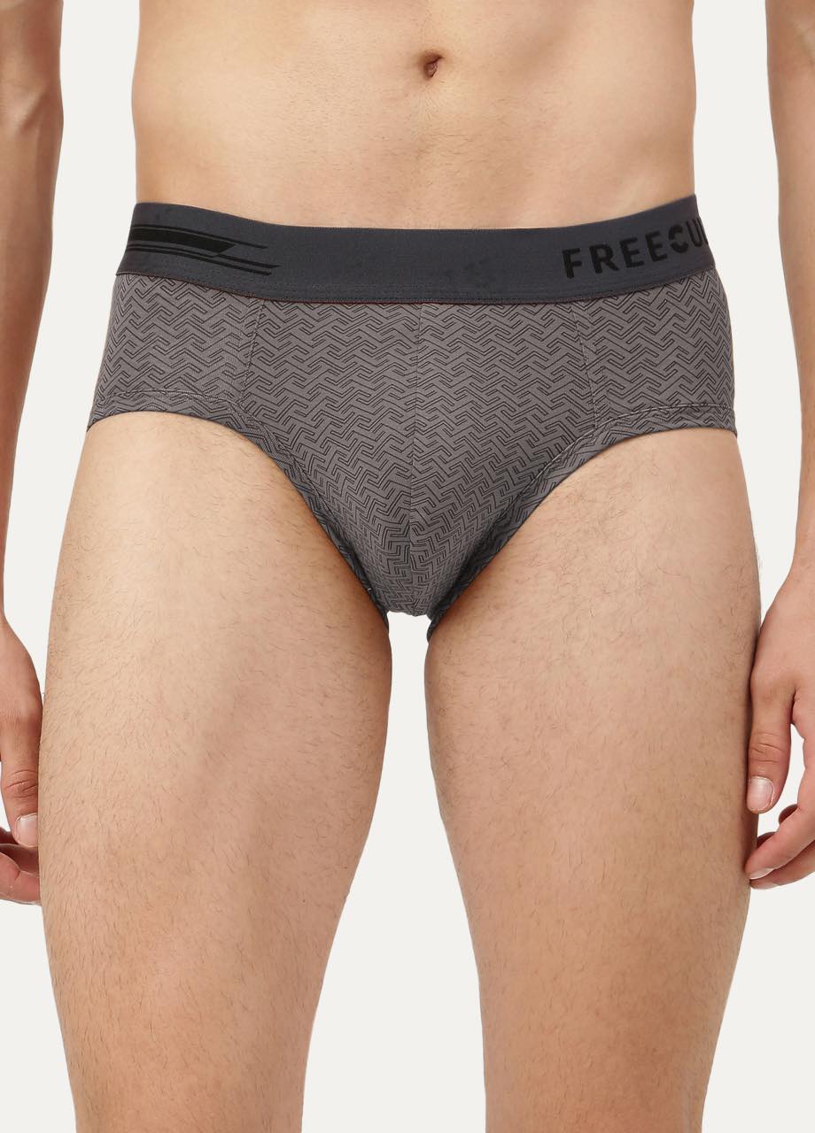 Men's Anti-Bacterial Printed Micro Modal Brief (Pack of 1)