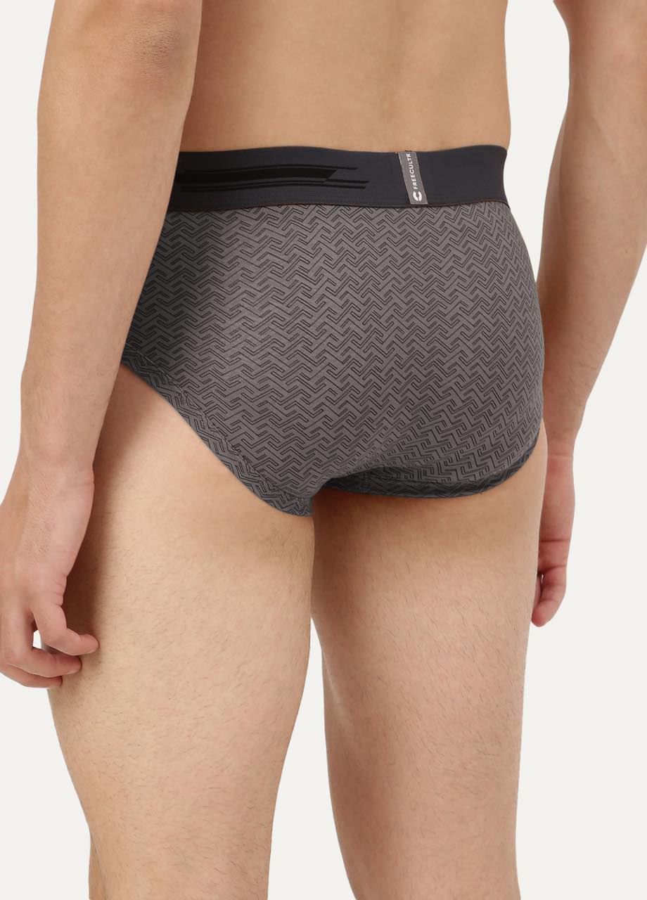 Men's Anti-Bacterial Printed Micro Modal Brief (Pack of 1)