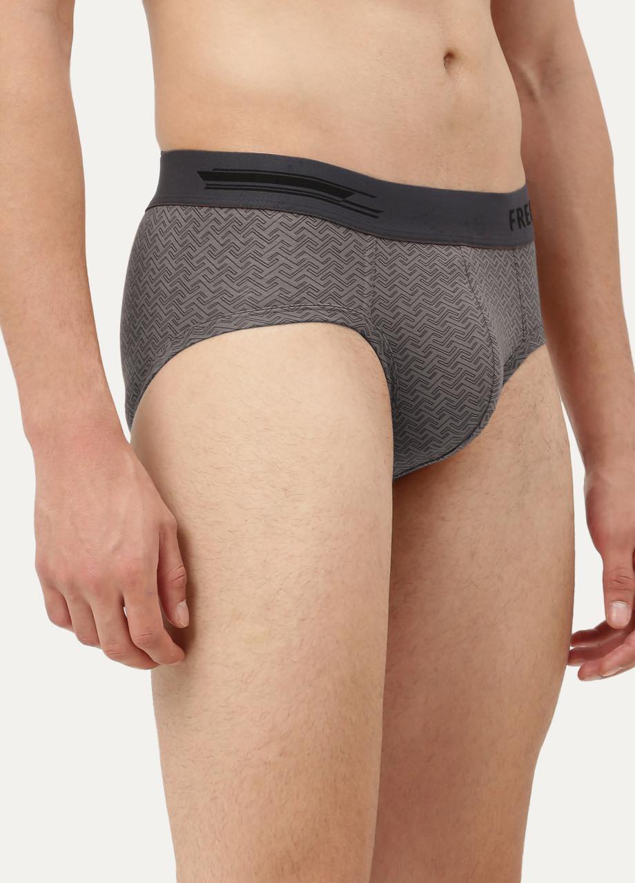 Men's Anti-Bacterial Printed Micro Modal Brief (Pack of 1)