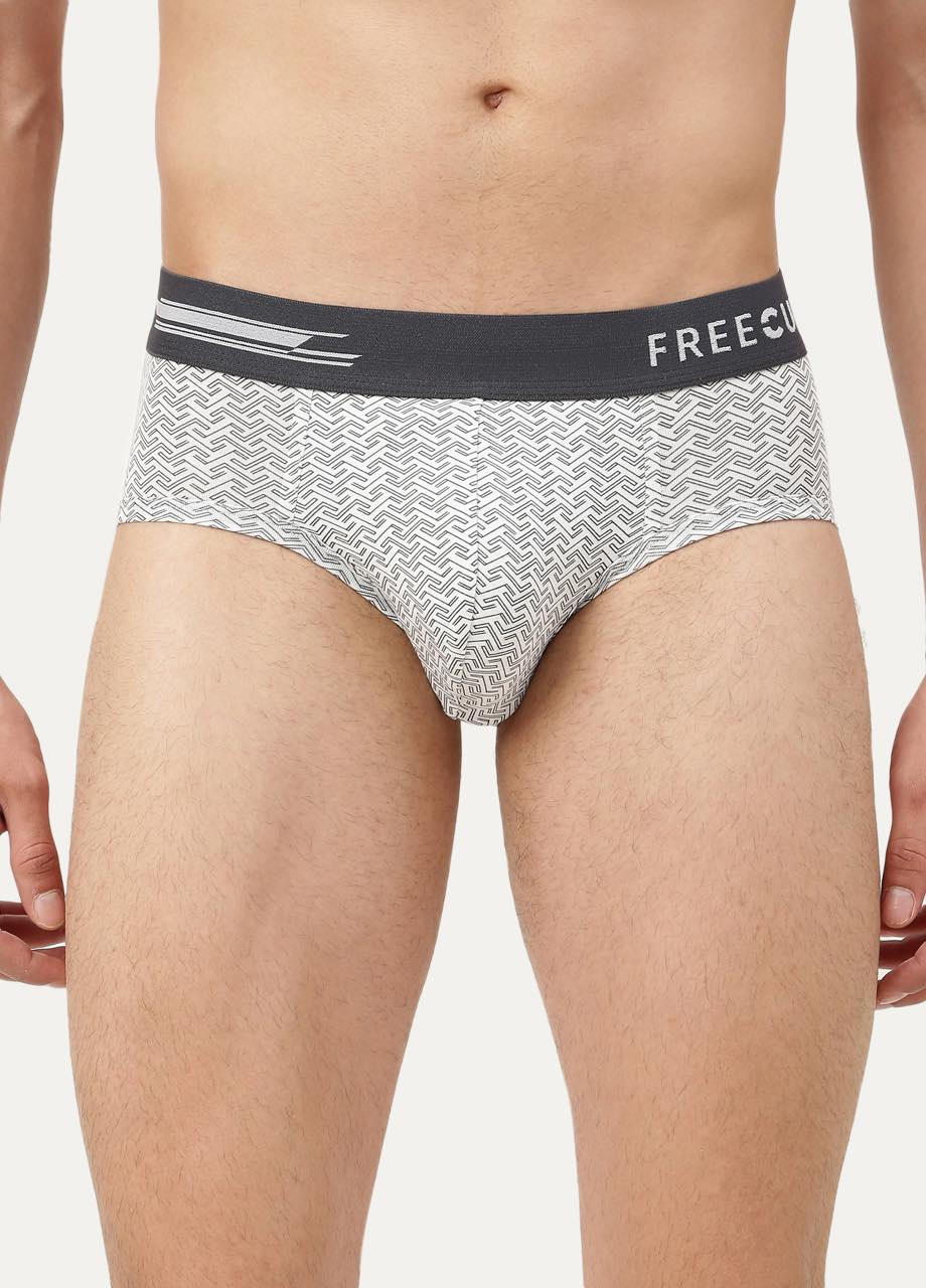 Men's Anti-Bacterial Printed Micro Modal Brief (Pack of 1)