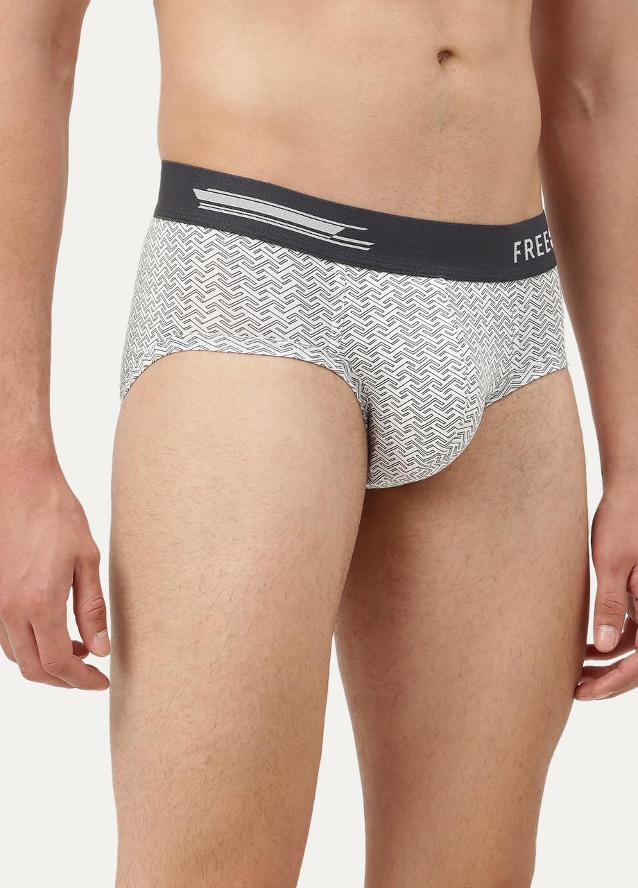 Men's Anti-Bacterial Printed Micro Modal Brief (Pack of 1)