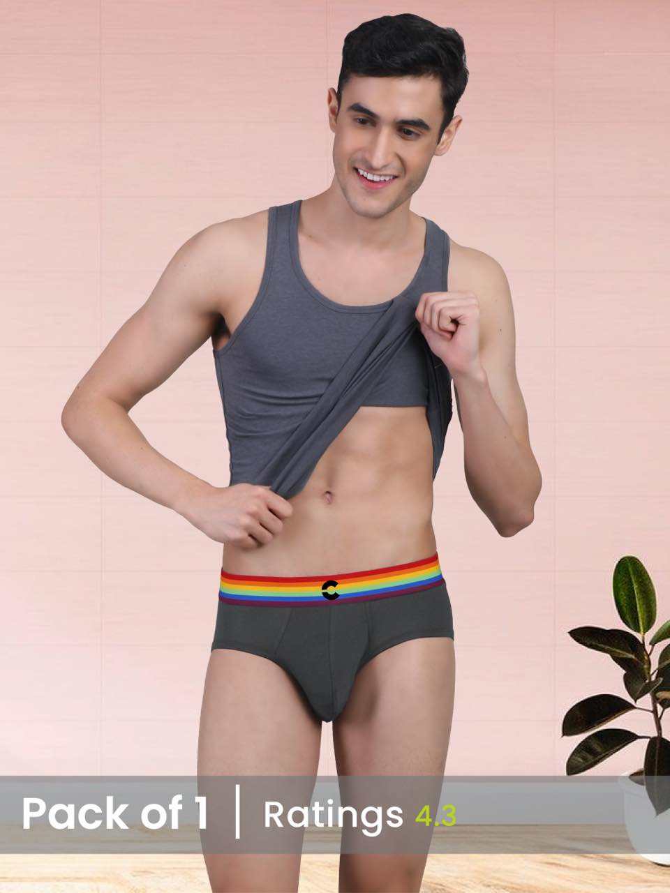 Pride Edition - Men's Anti-Bacterial Micro Modal Brief (Pack of 1)