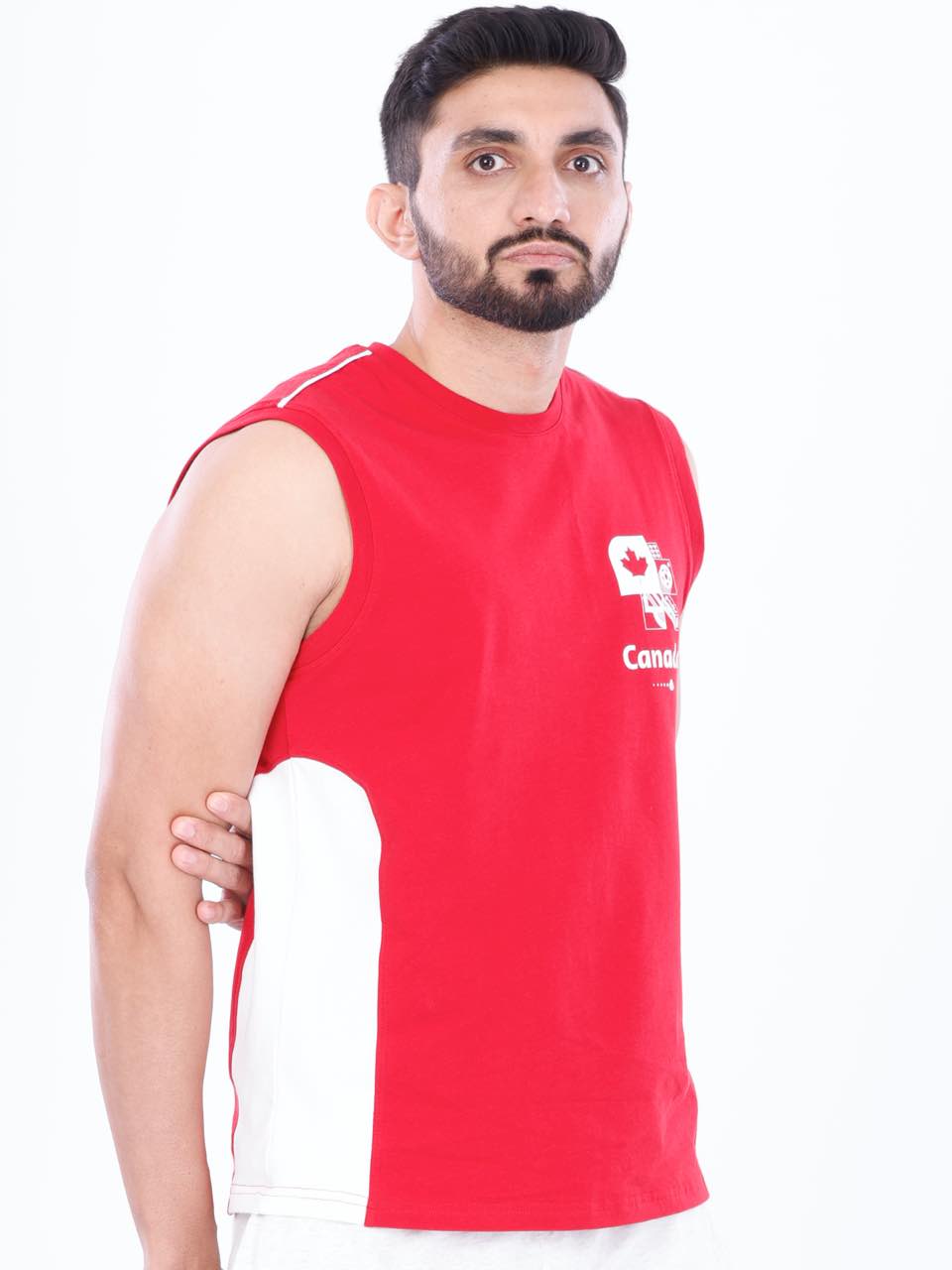 FIFA Printed BCI Stretch Cotton Active Tank (Pack of 1)