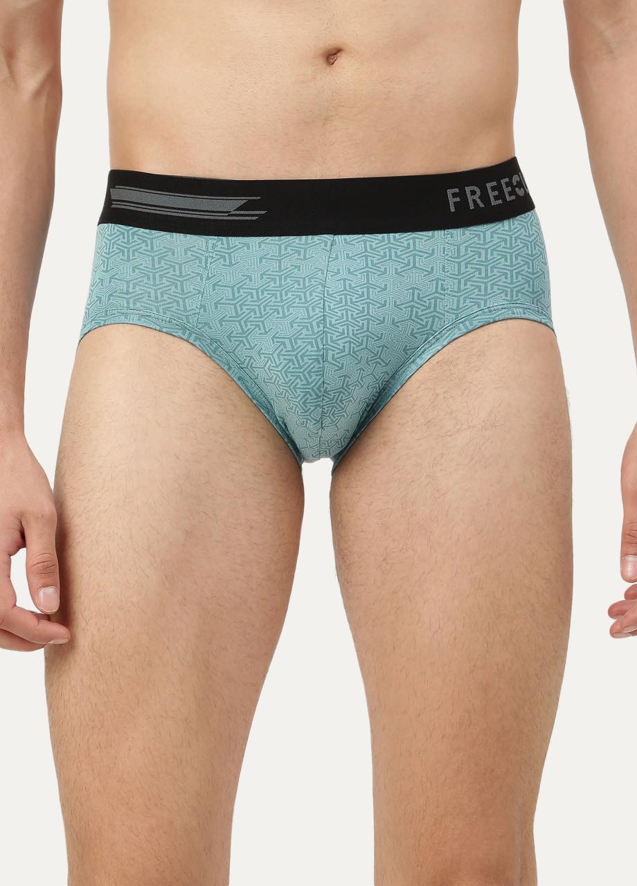 Men's Anti-Bacterial Printed Micro Modal Brief (Pack of 1)