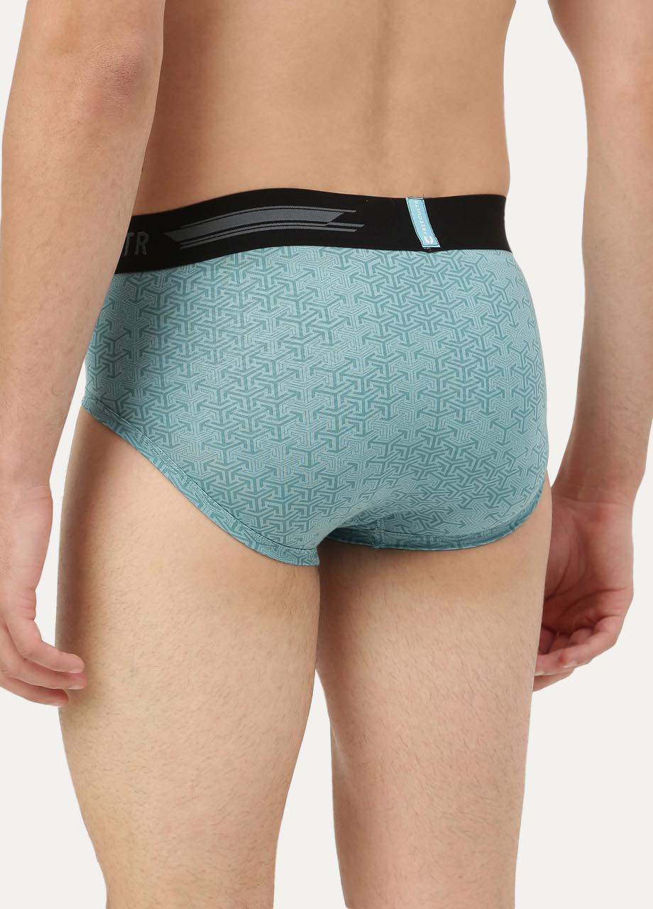 Men's Anti-Bacterial Printed Micro Modal Brief (Pack of 1)