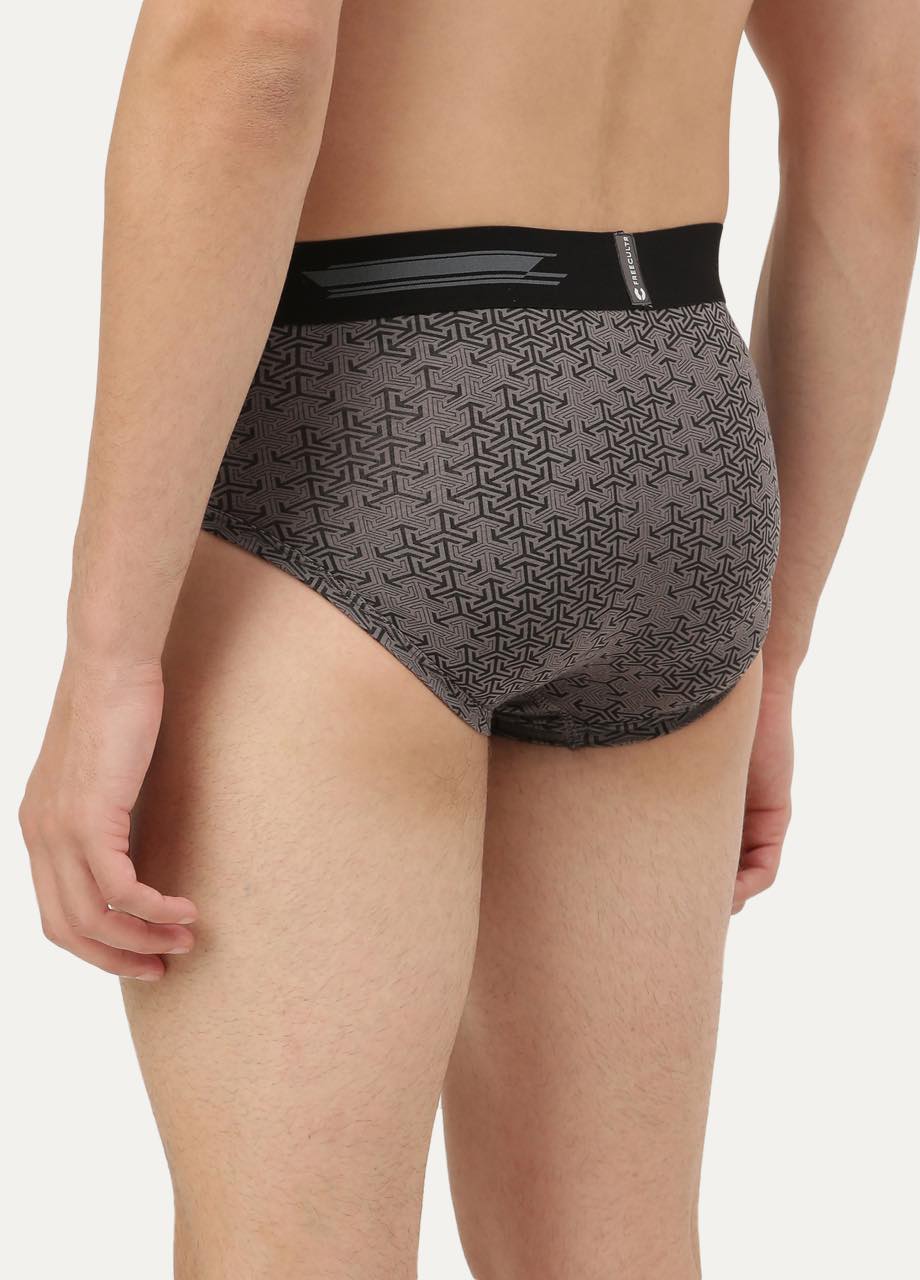 Men's Anti-Bacterial Printed Micro Modal Brief (Pack of 1)