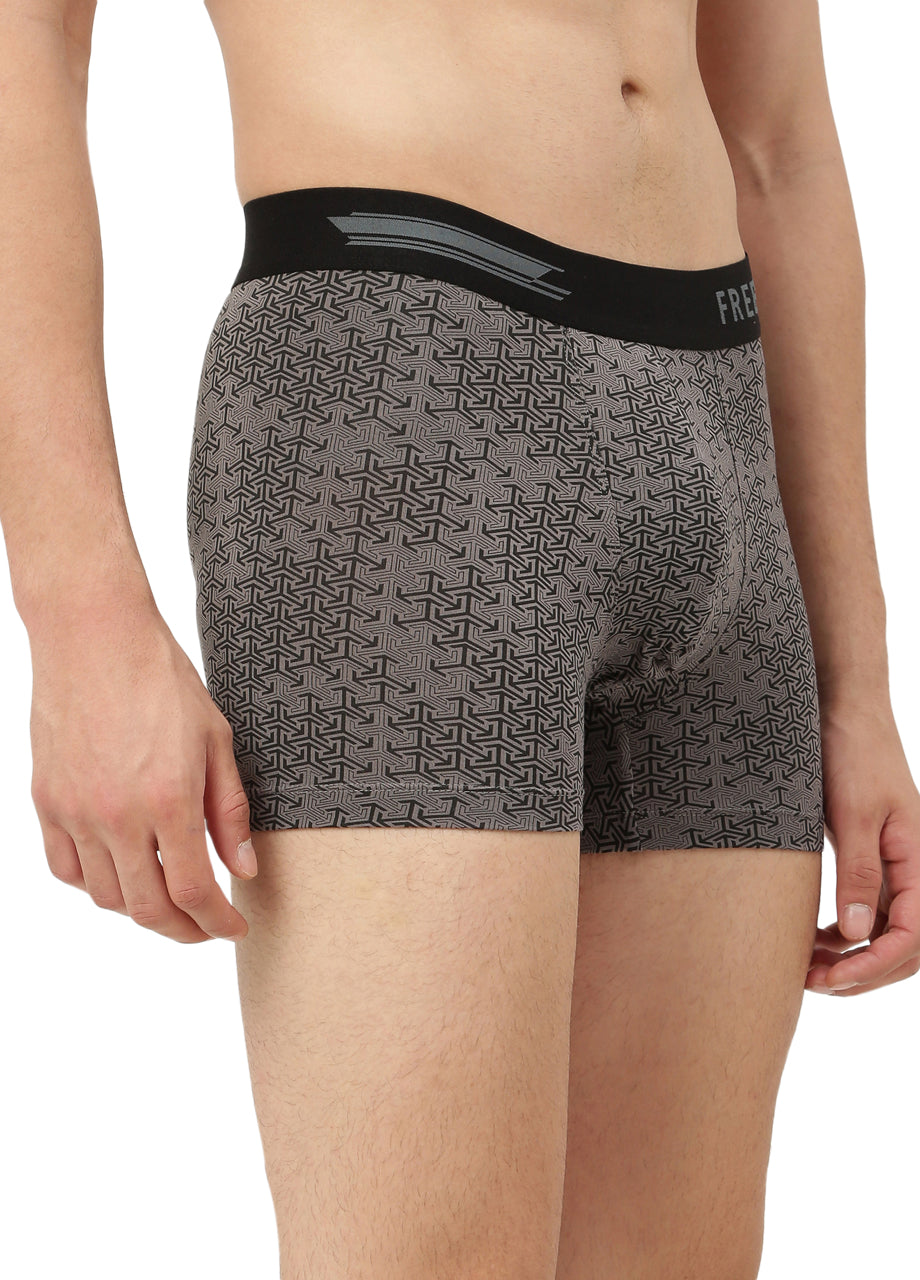 Men's Anti-Bacterial Printed Micro Modal Trunk (Pack of 1)
