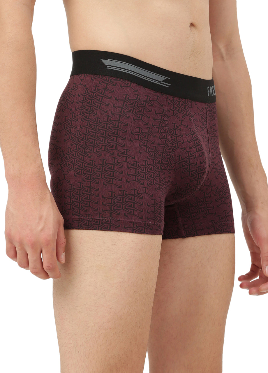 Men's Anti-Bacterial Printed Micro Modal Trunk (Pack of 1)