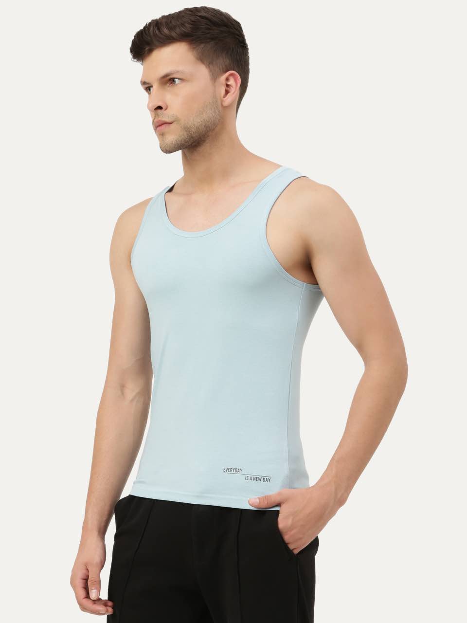 Twin Skin Organic Bamboo Vest - Comfort Fit (Pack Of 1)