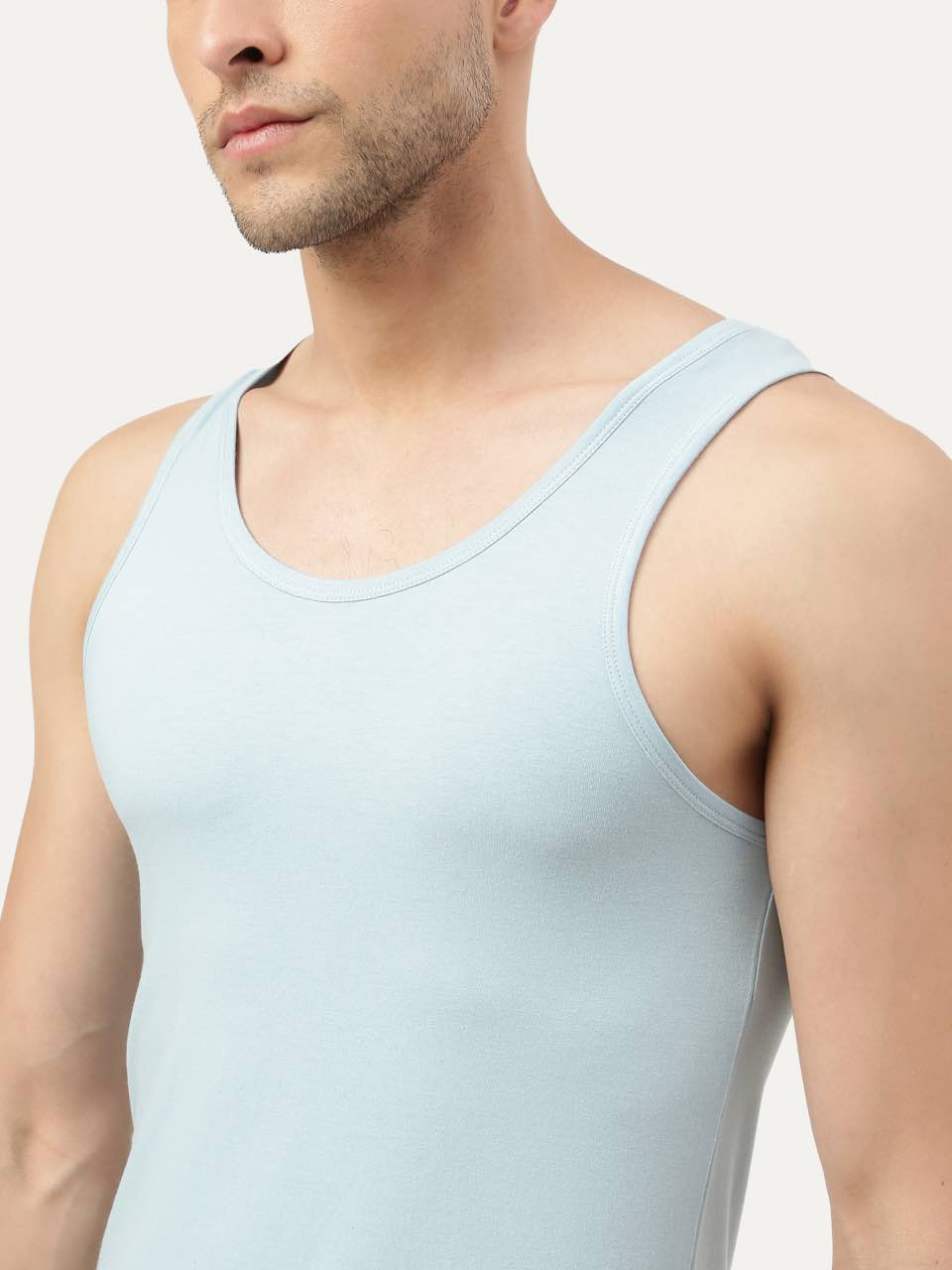 Twin Skin Organic Bamboo Vest - Comfort Fit (Pack Of 1)