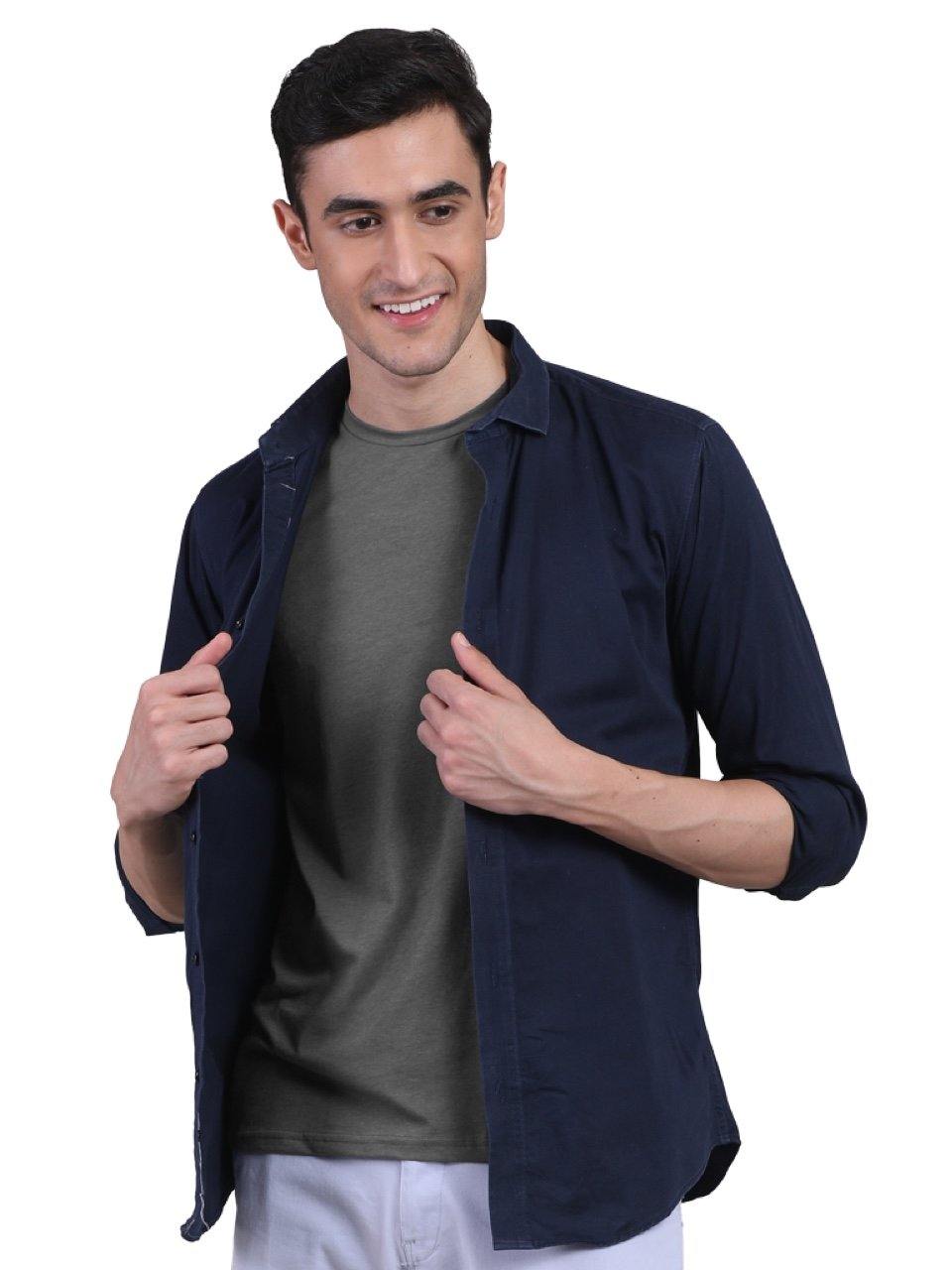 Men's Half Sleeves Bamboo T-shirt (Undershirt, Loungewear, Sleepwear) - Pack of 2 - freecultr.com