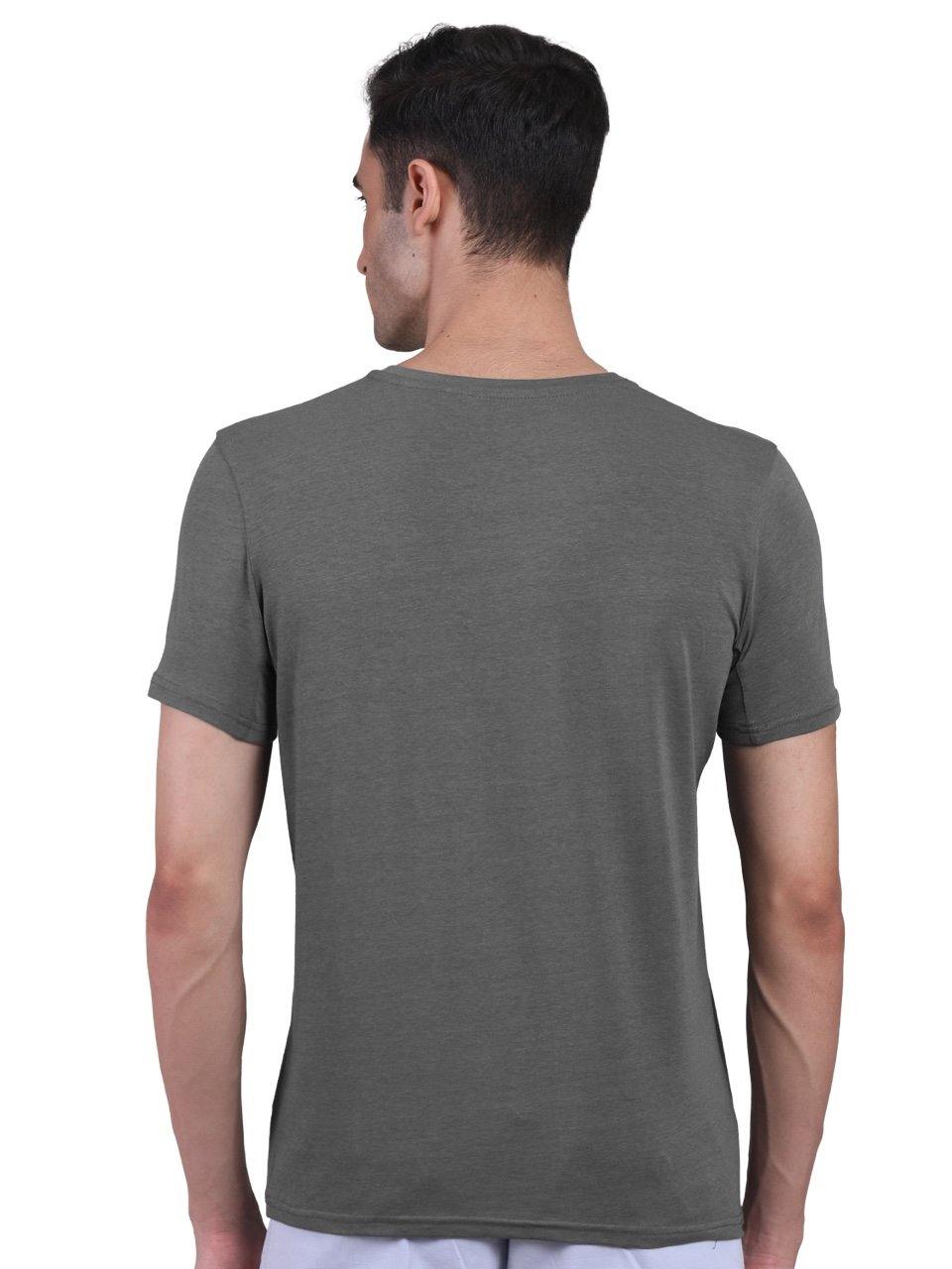 Men's Half Sleeves Bamboo T-shirt (Undershirt, Loungewear, Sleepwear) - Pack of 2 - freecultr.com