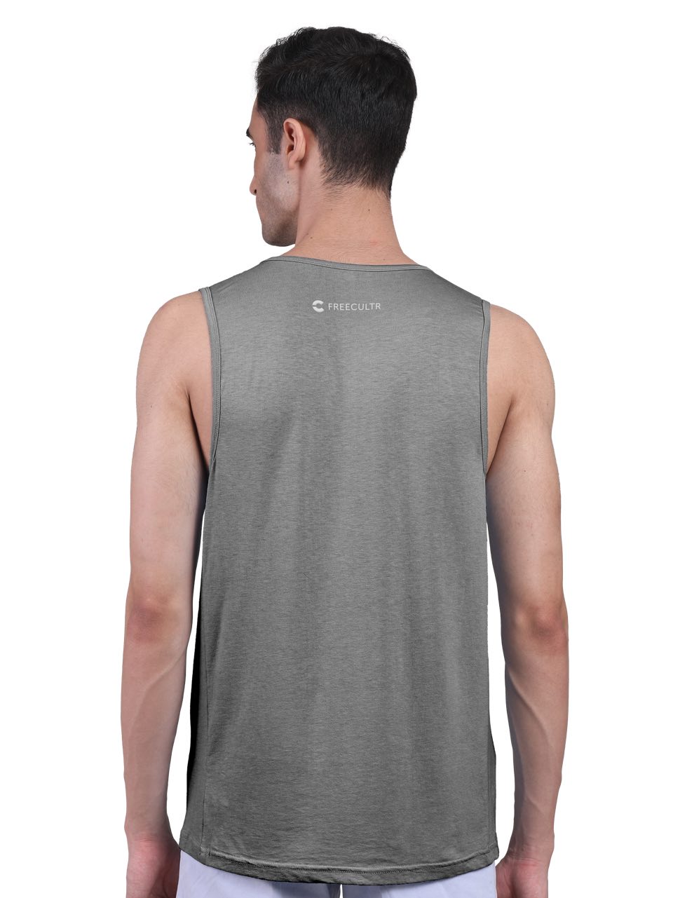 Iron Charcoal Twin Skin Organic Bamboo Vest - Active Fit (Pack Of 1)