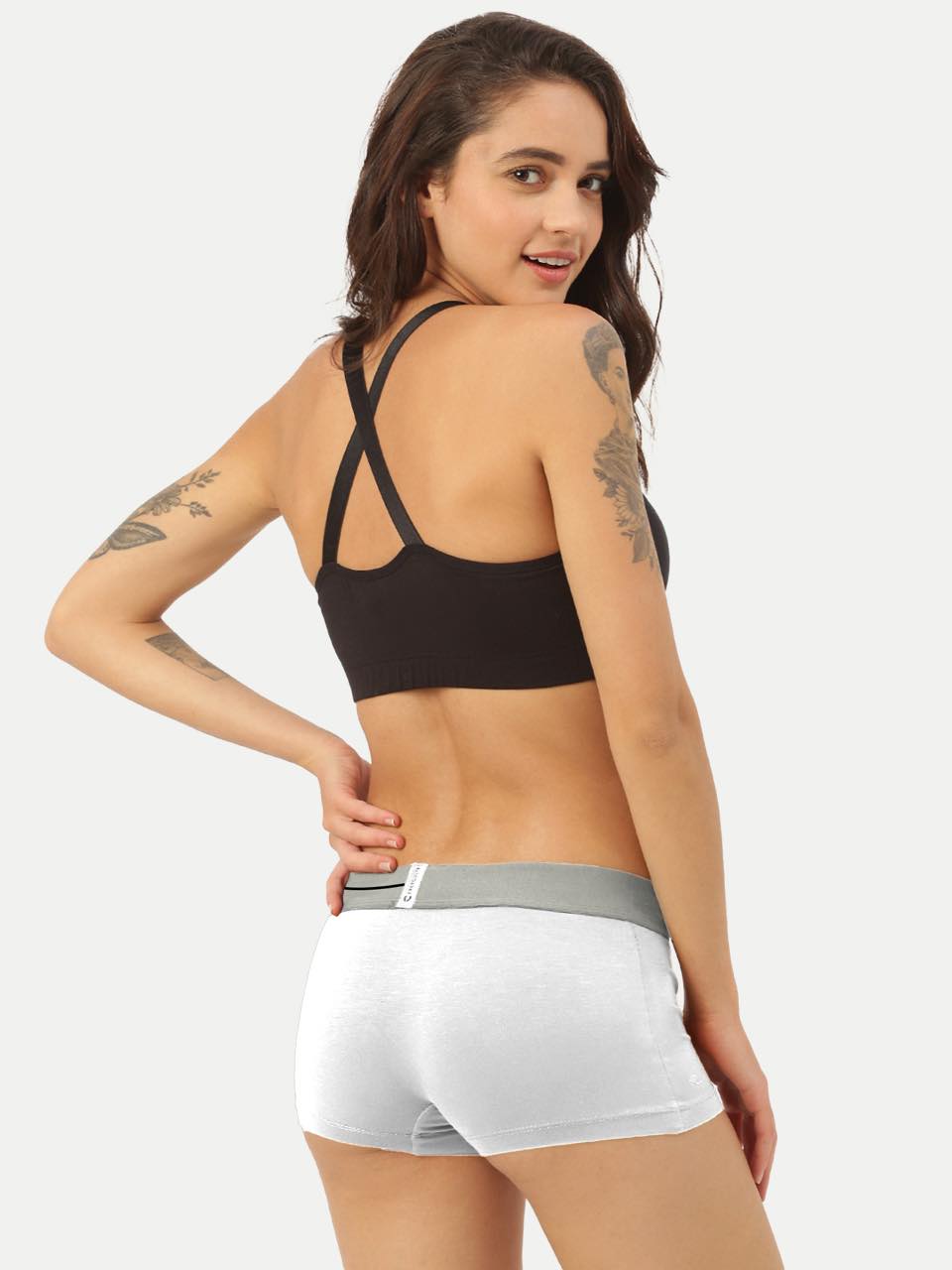 Women's Micro Modal Boy Shorts with Cult Waistband (Pack of 1)