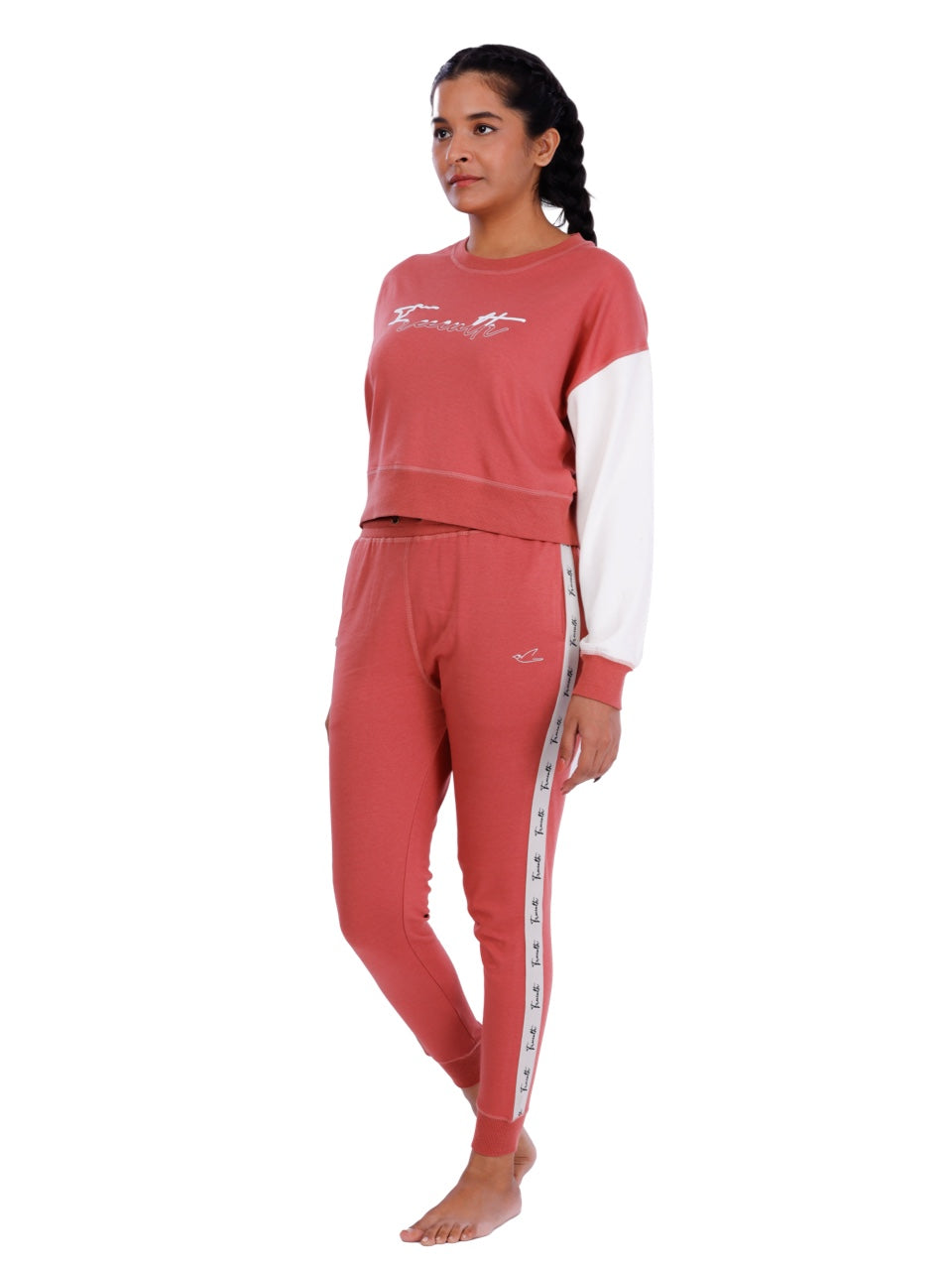 Women Brick Red Modal Co-ord Set