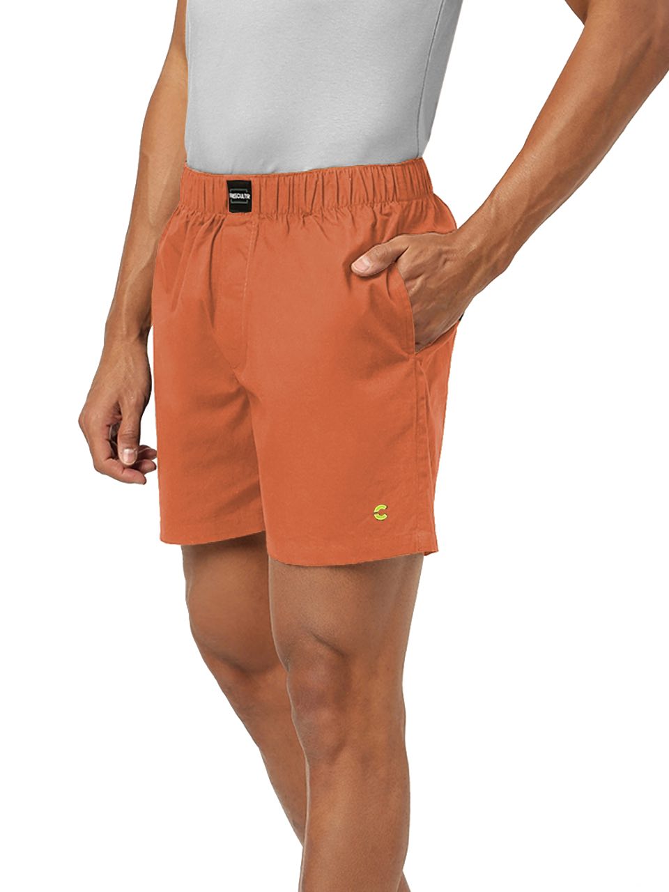 Orange All-Day Boxer Shorts - (Pack Of 1)