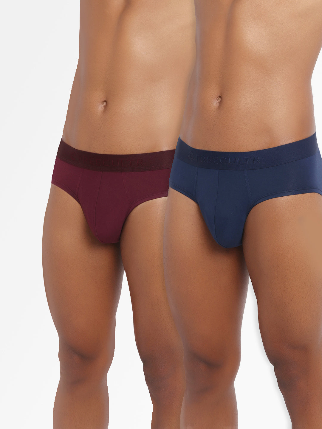 Men's Micro Modal & Elastane Brief in Solid Waistband (Pack of 2) - freecultr.com