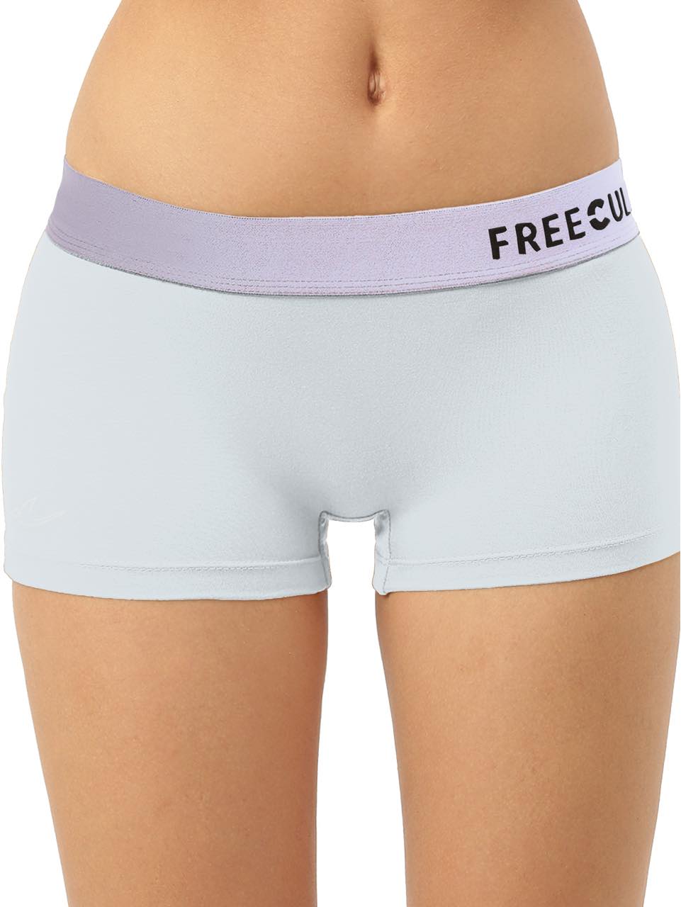 Women's Anti-Bacterial Micro Modal Boyshort with Silverfox Waistband (Pack of 1)