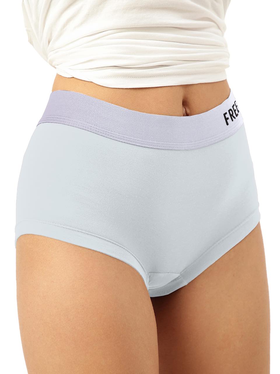 Women's Anti-Bacterial Micro Modal Boxer Brief with Silverfox Waistband (Pack of 1)