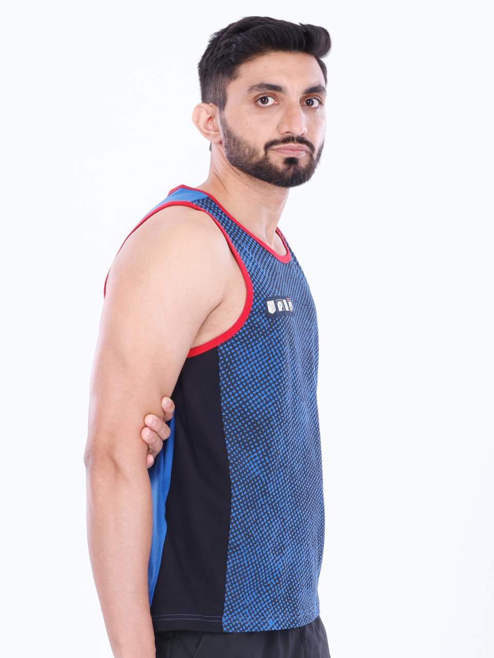 FIFA Printed BCI Stretch Cotton Active Vest (Pack of 1)