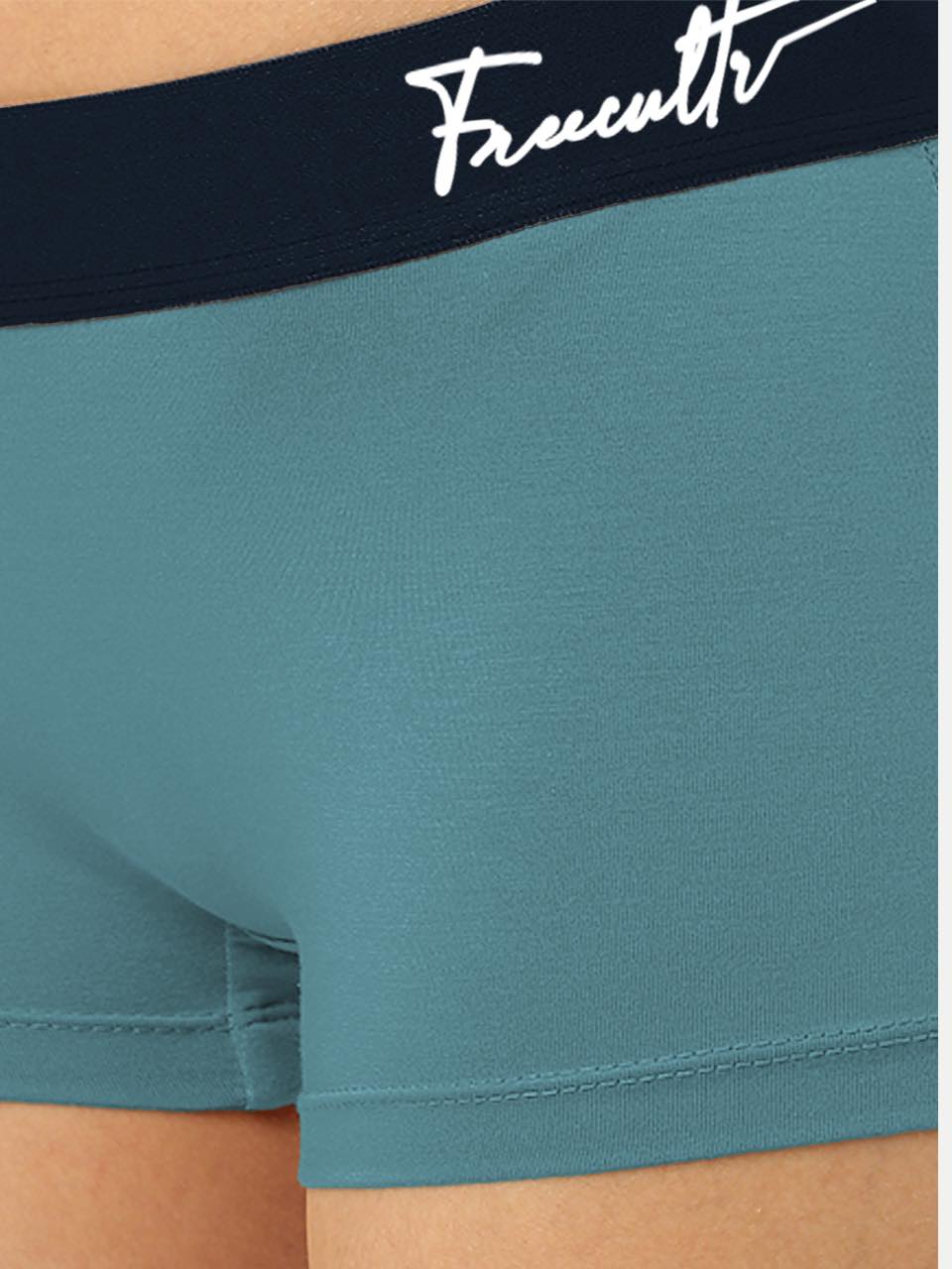 Women's Micro Modal Boy Shorts with Cult Waistband (Pack of 1)