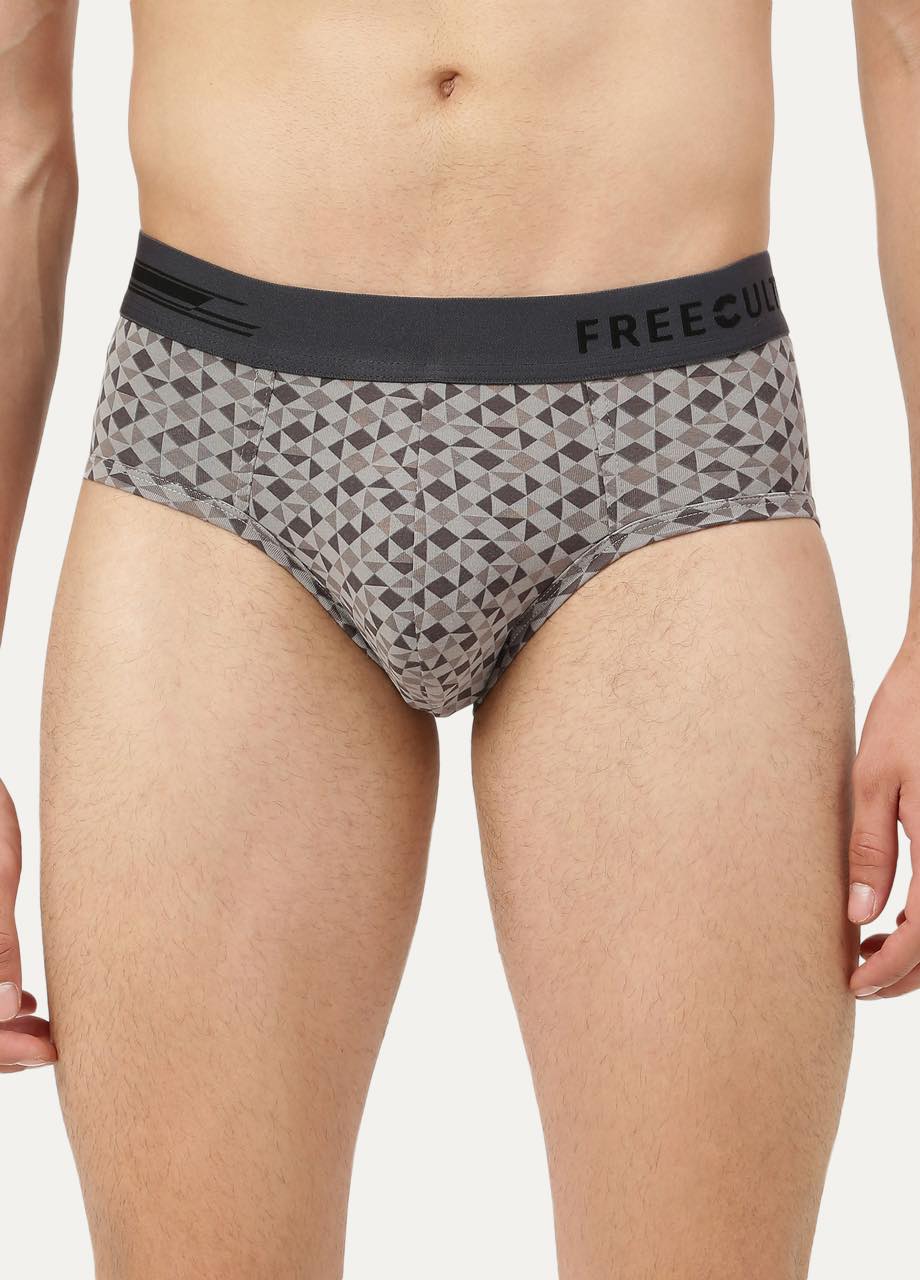 Men's Anti-Bacterial Printed Micro Modal Brief (Pack of 1)