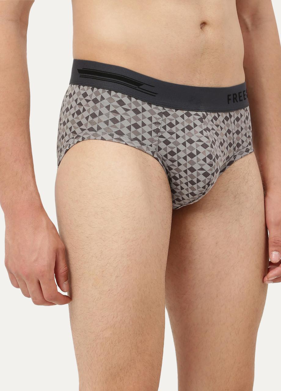 Men's Anti-Bacterial Printed Micro Modal Brief (Pack of 1)