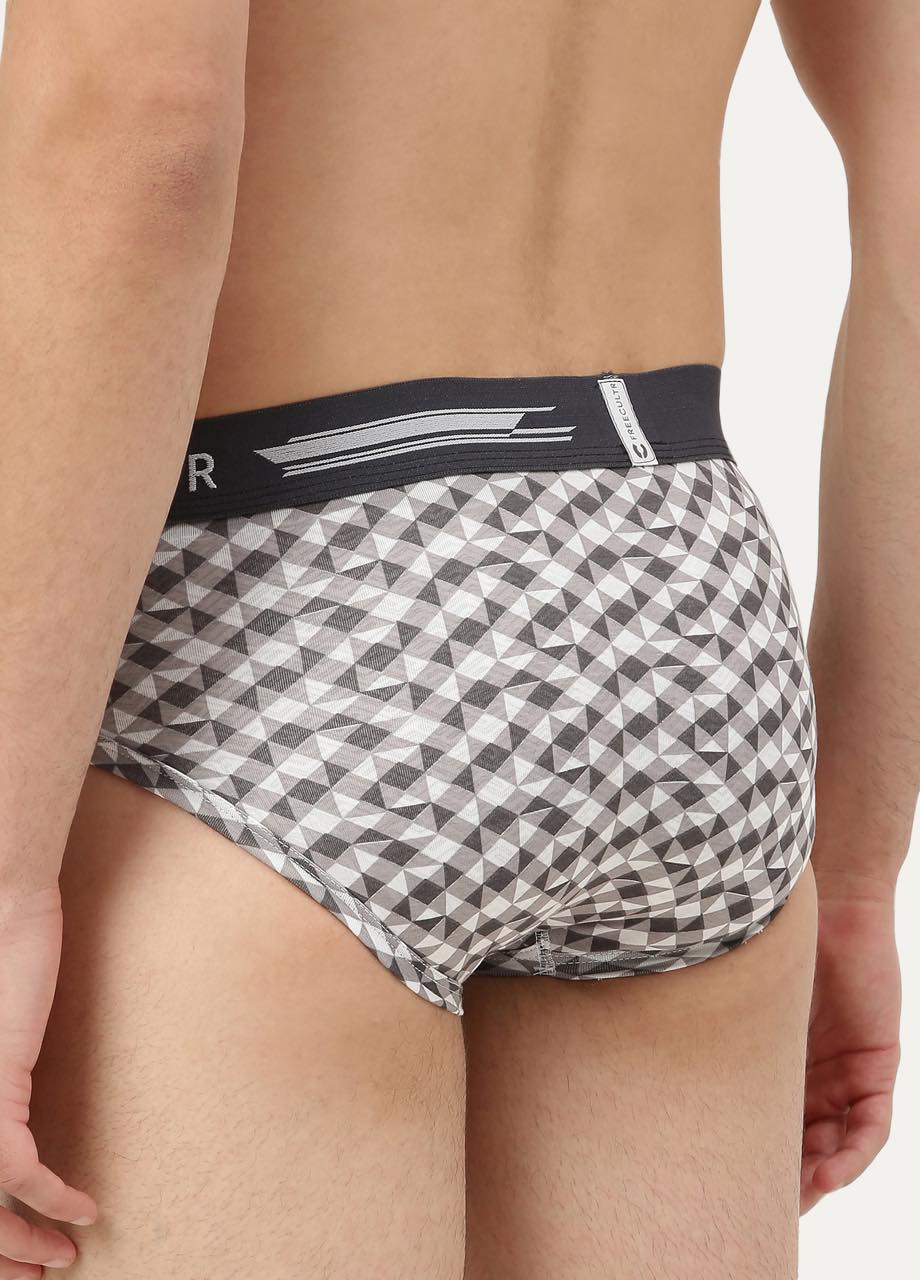 Men's Anti-Bacterial Printed Micro Modal Brief (Pack of 1)