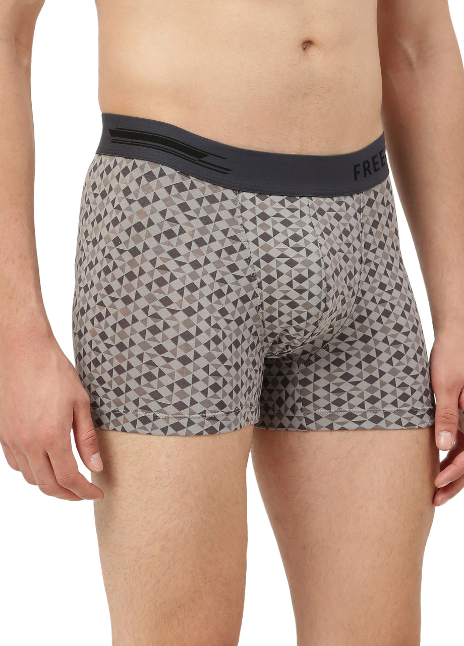 Men's Anti-Bacterial Printed Micro Modal Trunk (Pack of 1)