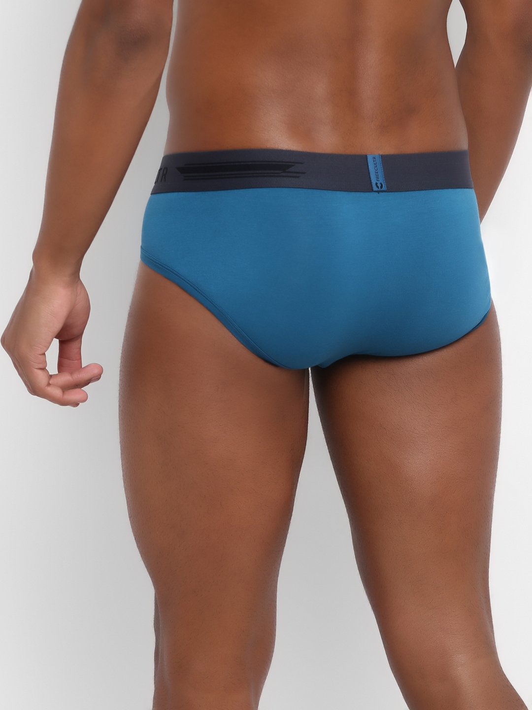 Men's Micro Modal & Elastane Brief in Contrast Waistband (Pack of 3) - freecultr.com