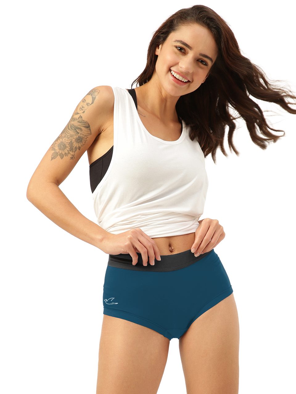 Midnight Blue Women Micro Modal Boxer Brief (Pack of 1)