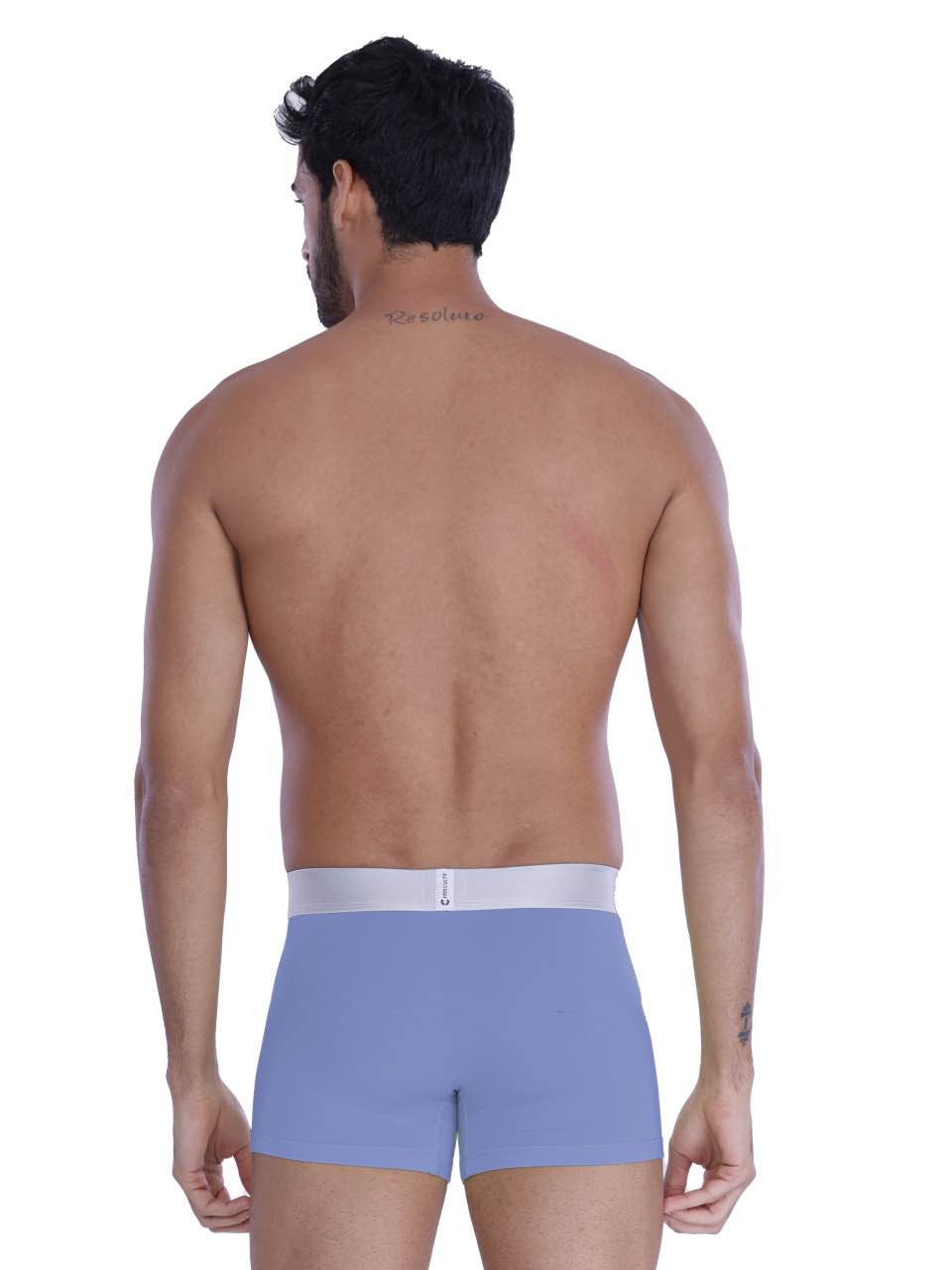 Powder Blue Men's Anti-Bacterial Micro Modal Trunks with Silverfox Waistband (Pack of 1)