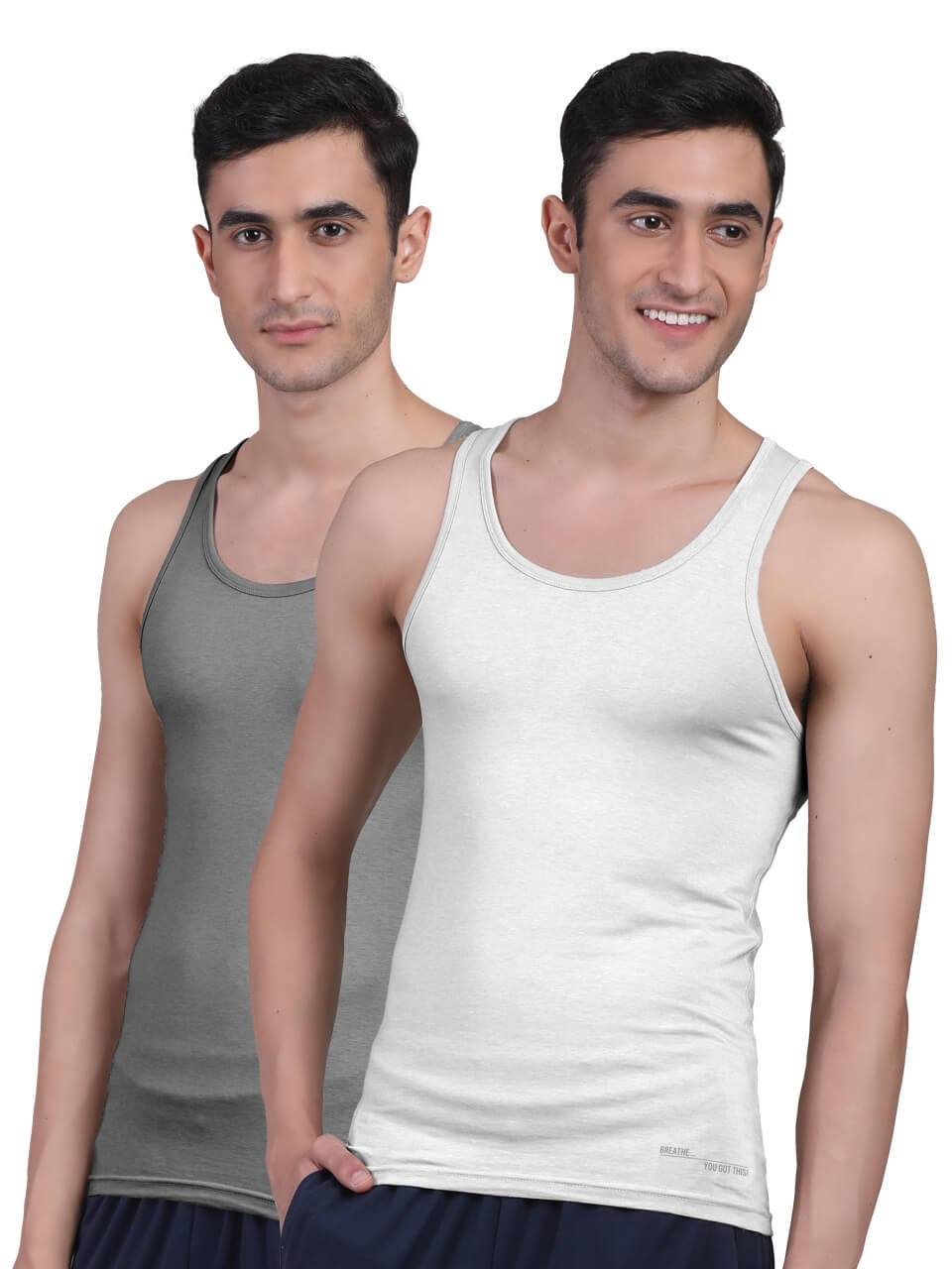 Twin Skin Organic Bamboo Vest - Comfort Fit (Pack of 2) - freecultr.com