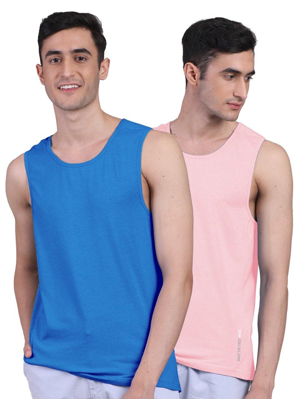 Twin Skin Organic Bamboo Vest - Active Fit (Pack of 2) - freecultr.com